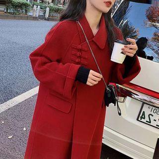 Frog Button Trench Coat