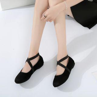 Cross Strap Dance Shoes