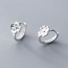 925 Sterling Silver Flower Earring 1 Pair - Earring - One Size