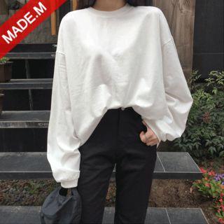Crew-neck Oversized Sweatshirt