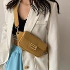 Buckled Flap Sling Bag