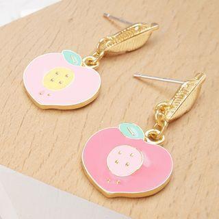 Alloy Peach Dangle Earring