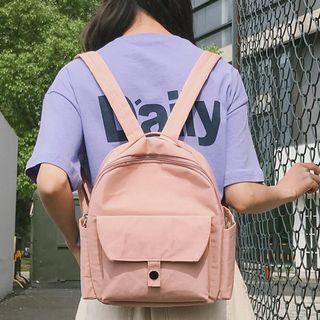 Snap-button Pocket Mini Backpack