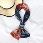 Two-tone Printed Neck Scarf