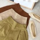 Pleated Linen Shorts In 11 Colors