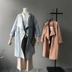 Wide Collar Trench Coat
