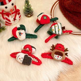 Christmas Fabric Hair Clip (various Designs)