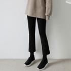 Fleece-lined Boot-cut Leggings