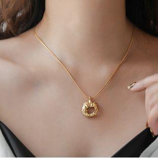 Geometry Necklace 1 Pc - Gold - One Size