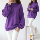 Lettuce-edge Loose-fit Sweatshirt
