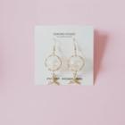 Glass Bead Mermaid Tail Drop Earring