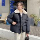 Plain Cotton Long-sleeve Jacket