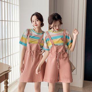 Set: Jumper Dress + Short-sleeve T-shirt