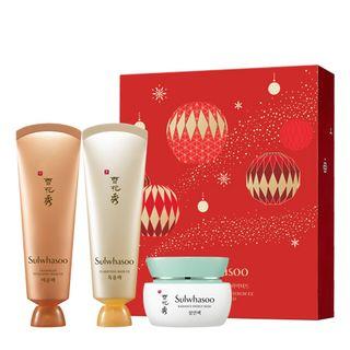 Sulwhasoo - Mask Trio Holiday Limited: Radiance Energy Mask 30ml + Overnight Vitalizing Mask Ex 50ml + Clarifying Mask Ex 50ml 3pcs