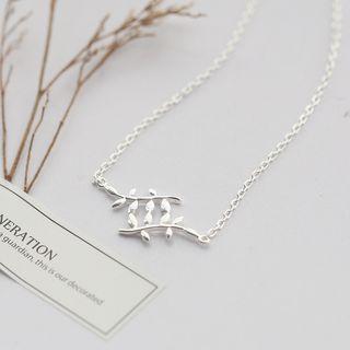 Leaves Sterling Silver Necklace
