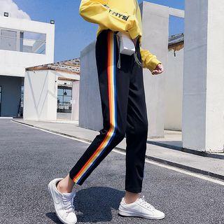Rainbow-panel Sweatpants