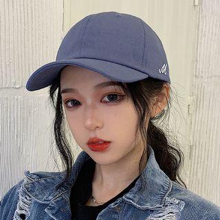 Letter M Embroidered Baseball Cap