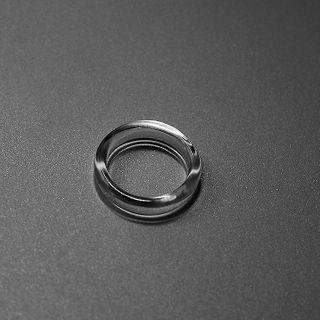 Acrylic Transparent Ring Transparent - One Size