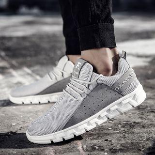 Stitch Detail Lace Up Sneakers