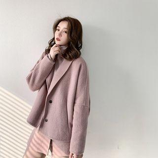 Open-front Coat / Mini Skirt
