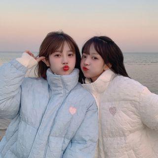 Heart Logo Padded Jacket