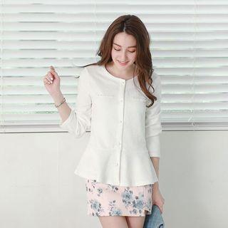 Beaded Button Jacket