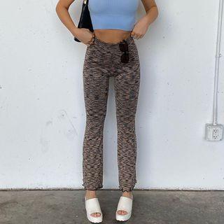 Ruffled Trim Pants