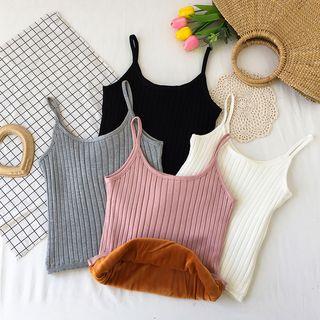 Fleece-lined Knit Camisole