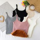 Fleece-lined Knit Camisole