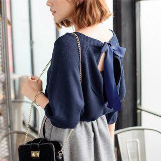 Tie-back Knit Top