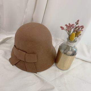 Ribbon Felt Cloche Hat