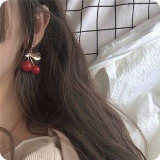 Cherry Drop Earring/ Clip-on Earring
