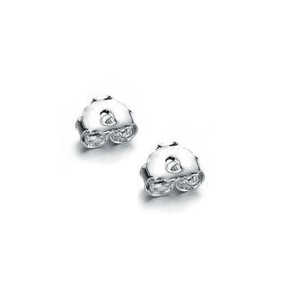 925 Sterling Silver Earring Back 6pcs - Earring Back - One Size