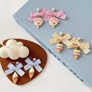 Bow Popsicle Acrylic Dangle Earring