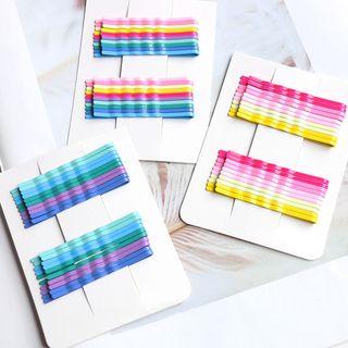 Set Of 20: Multi-color Bobby Pin