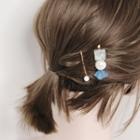 Faux Pearl Hair Clip Set - As Shown In Figure - One Size