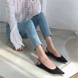 Rhinestone Strap Pumps In 3 Heights
