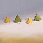 Matte Triangle Earring