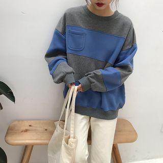Two-tone Panel Pullover