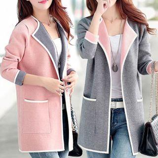 Piped Knit Jacket