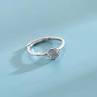 Stone Ring Silver - One Size
