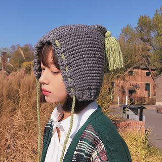 Tasseled Trapper Hat
