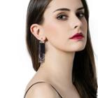 Asymmetric Lace Beaded Earrings