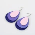 Wooden Layered Drop Earring