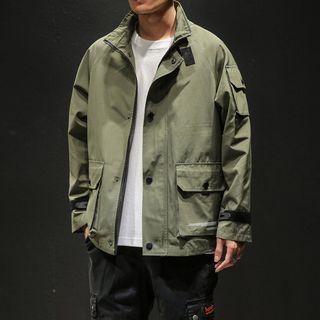 Stand-collar Cargo Jacket