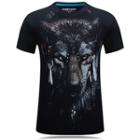 Short-sleeve Tiger Printed T-shirt
