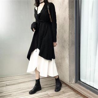 Set: Long-sleeve Dress + Spaghetti Strap Dress