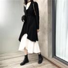 Set: Long-sleeve Dress + Spaghetti Strap Dress