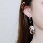 Rectangle Shell Drop Earring As Shown In Figure - One Size