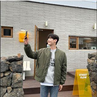 Pocket-detail Reversible-zip Jacket